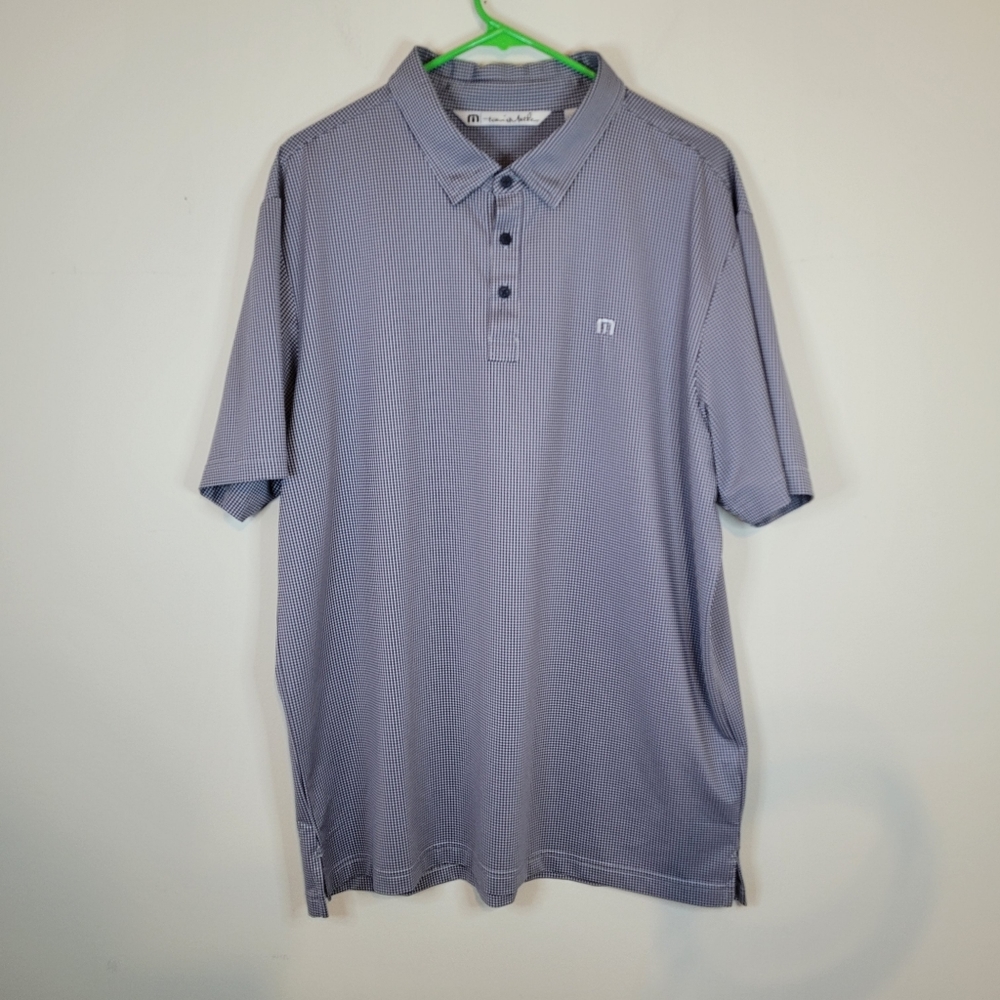 Travis Mathew Men's Polo Size XL Gray